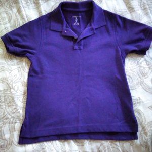 Lands' End polo - purple, size 5-6